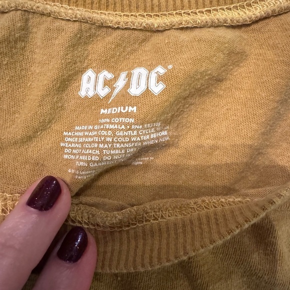 AC/DC vintage tee size medium excellent condition - Picture 4 of 4